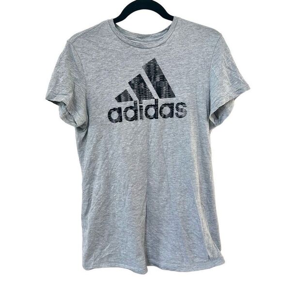 Adidas Tops - Adidas grey short sleeved t shirt